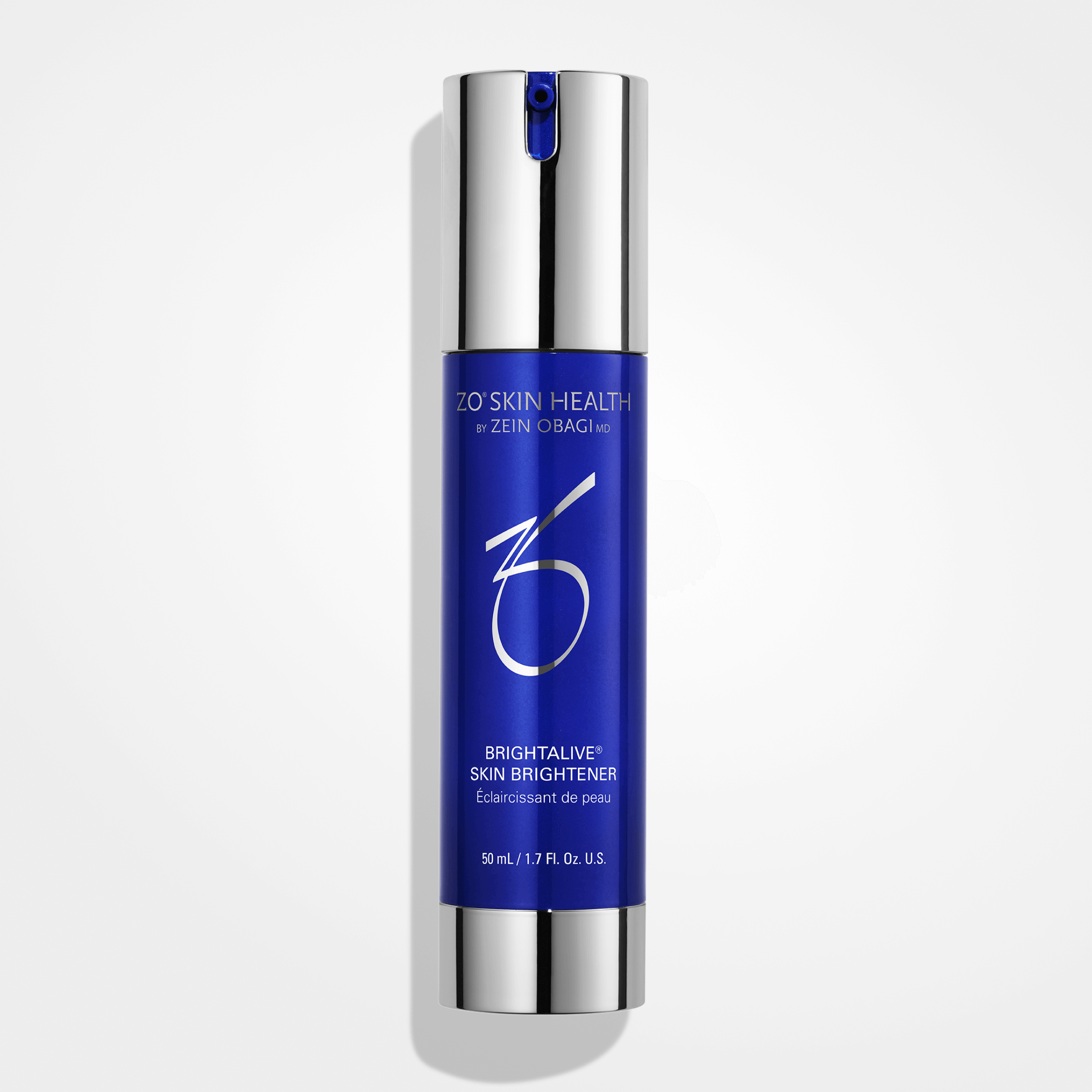 ZO Skin Brightalive brightening serum in 50ml bottle by wedoskin, featuring clear packaging and applicator tip.