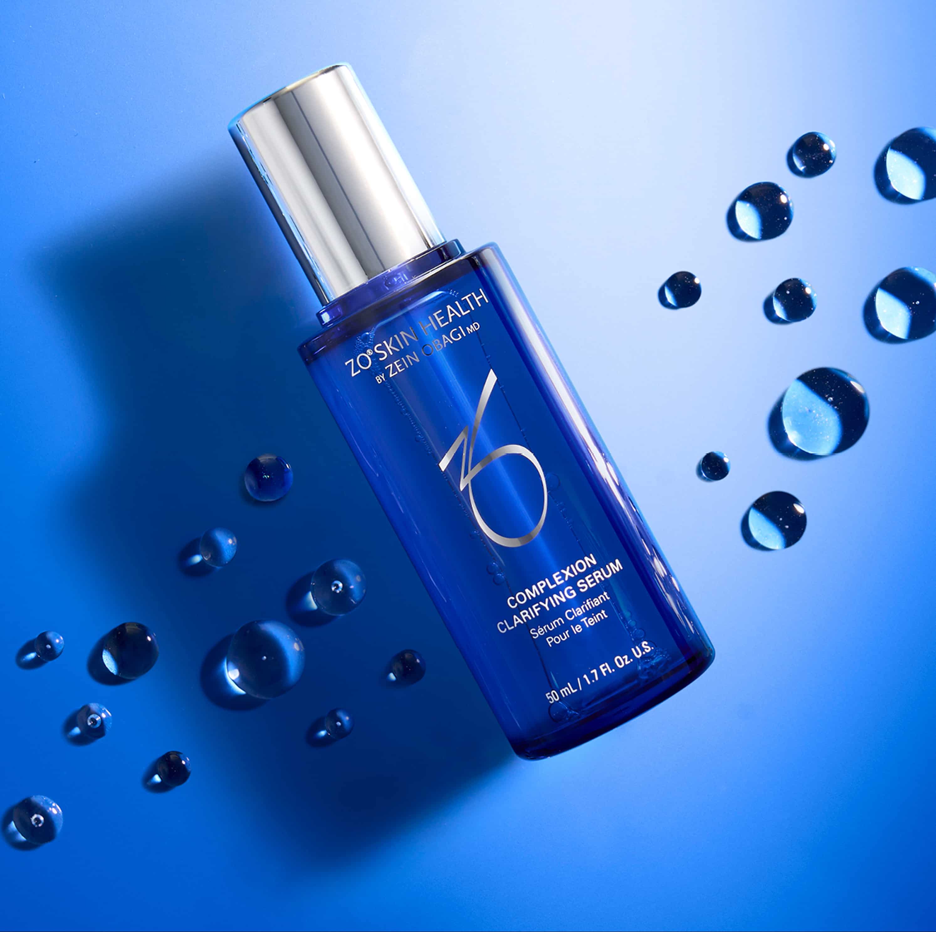 Wedoskin ZO Skin Health Complexion Clarifying Serum bottle with dropper, designed for skin clarity and brightening.