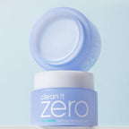 HYAKU Beauty & Living Banila Co. Clean It Zero Cica Reffed Cleansing Balm in blue, 100ml, showing the jar with product label.