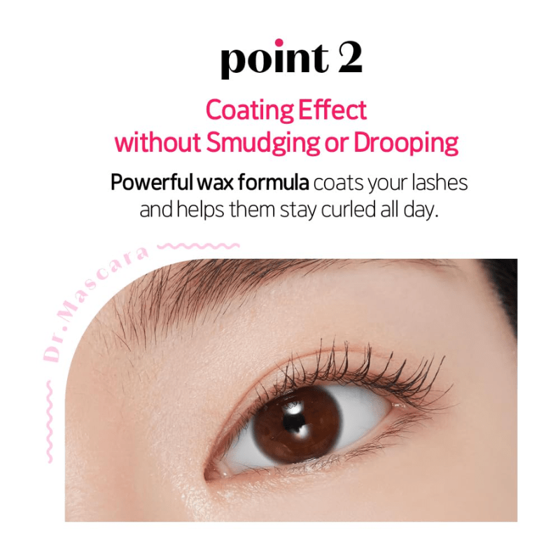 Etude House Dr. Mascara Fixer 6g eye makeup product by Lakinza K-beauty, displayed in a small jar with product label visible.