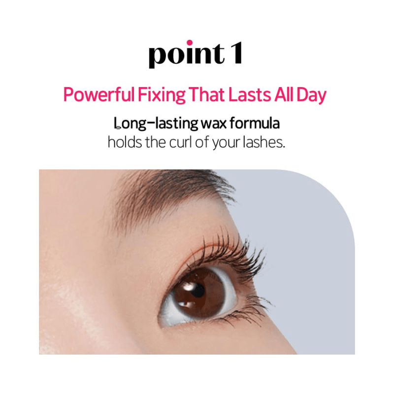 Etude House Dr. Mascara Fixer 6g eye makeup product by Lakinza K-beauty, showcasing the packaging and product details.