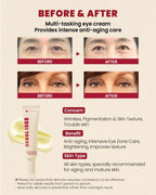 Lakinza K-beauty KSECRET SEOUL 1988 Eye Cream with retinal liposome and fermented bean extract in a 30ml jar.