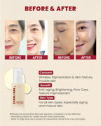 Lakinza K-beauty Seoul 1988 Serum with retinal liposomes and black ginseng in a 30ml bottle, skincare serum for brightening and anti-aging.
