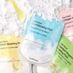 Lakinza K-beauty Medi Flower Alge Modeling Pack mask in 28g jar with seaweed ingredients for skincare.