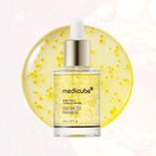 Lakinza Medicube Deep Vita C Capsule Serum 30ml in a sleek bottle, showcasing the vibrant product packaging and capsule design.