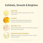 Lakinza K-beauty Medicube Kojic Acid Turmeric Peel Shot serum in 80ml bottle, showcasing the product's packaging and branding.