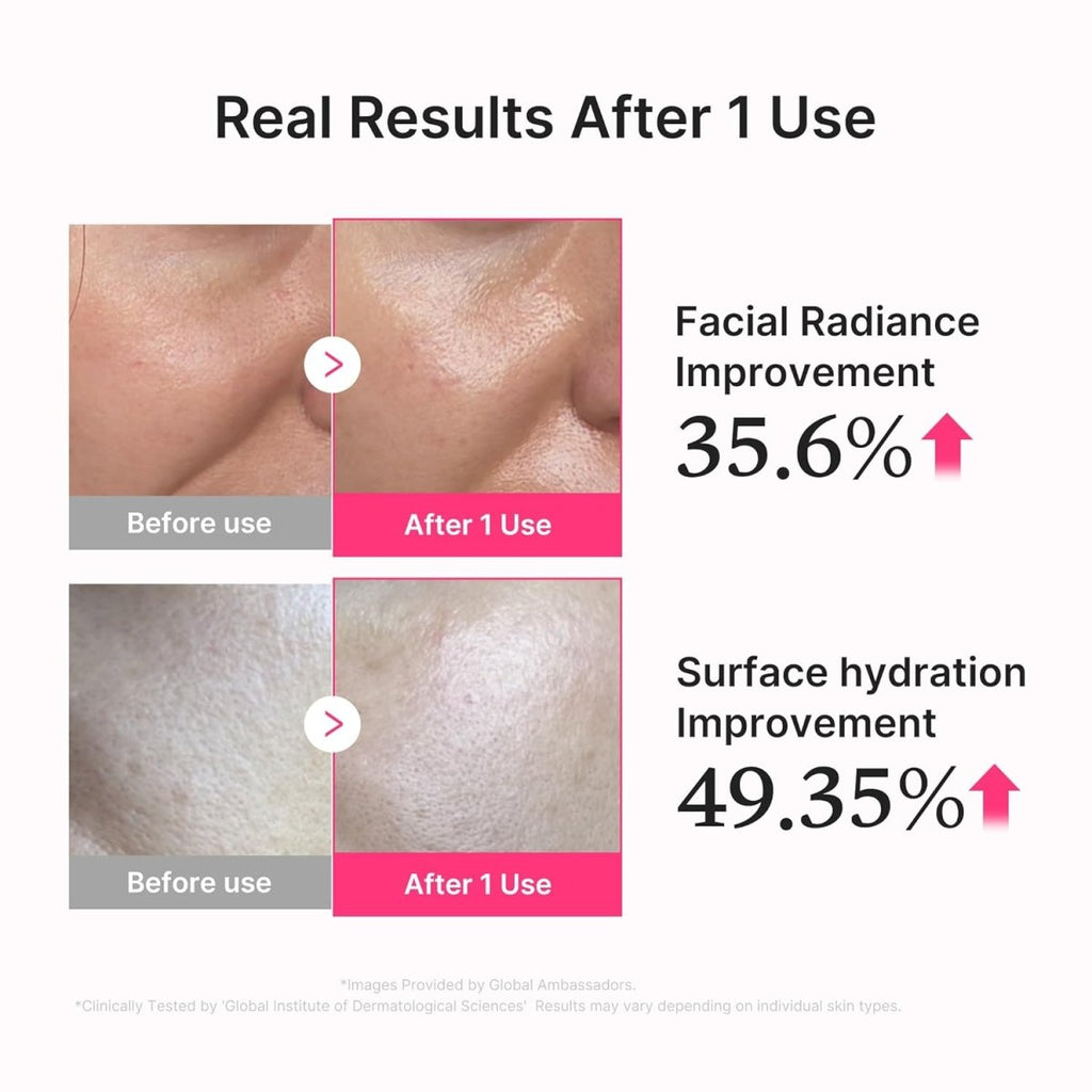 Lakinza K-beauty Medicube PDRN Collagen Glow Jelly Serum 30ml in a clear jar with a white pump dispenser and label.