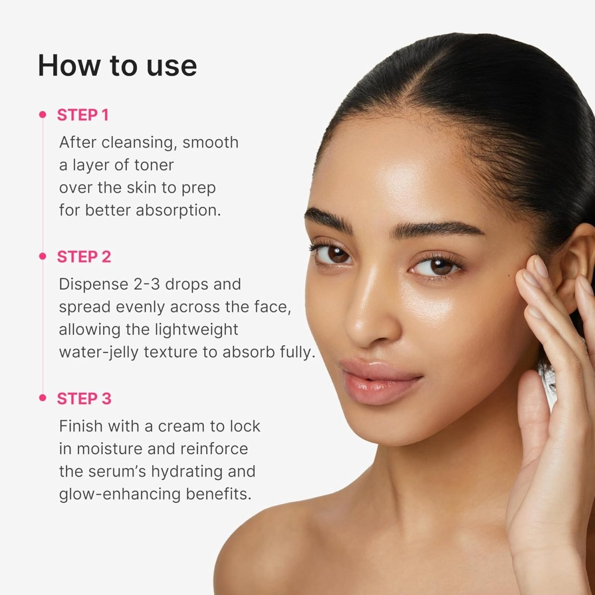 Lakinza K-beauty Medicube PDRN Collagen Glow Jelly Serum 30ml bottle with a clear, gel-like texture and bright packaging.