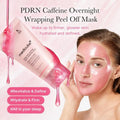 Lakinza Medicube PDRN Pink Caffeine Night Wrapping Mask in 75ml jar, smooth pink mask for skin rejuvenation and hydration.