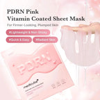 Medicube PDRN Pink Vita Coating Mask by Lakinza, 22g, showcasing the pink mask with vibrant packaging for K-beauty skincare.