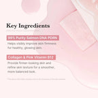 Medicube PDRN Pink Vita Coating Mask by Lakinza, 22g, hydrating skincare mask with pink Vita coating for glowing skin.