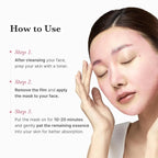 Medicube PDRN Pink Vita Coating Mask by Lakinza, 22g, skincare mask with PDRN for brightening and hydration.