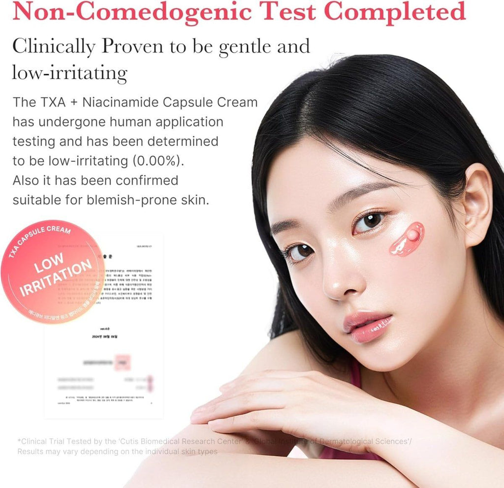 Lakinza K-beauty Medicube TXA Niacinamide Capsule Cream 55g jar with white lid and product label visible.