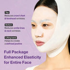 Lakinza Numbuzin No.9 NAD Bio Lifting facial mask, full cover sheet mask, 48ml per piece, 4 pack for Korean skincare.