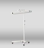 Orion One Plus red light therapy device with dual panels, featuring sleek design and adjustable stand for targeted treatment.