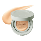 Lakinza K-beauty Parnell Cicamanu Serum In-Matte Cushion 15g with beige makeup cushion and sleek packaging.