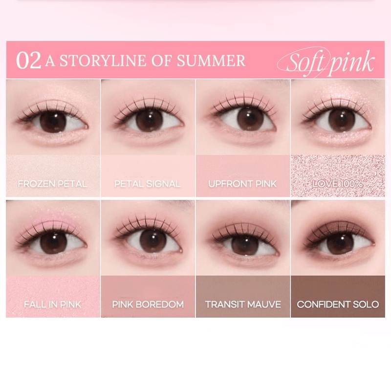 Peripera All Take Mood Palette eye makeup with colorful shades in a 5.5g compact by Lakinza K-beauty.