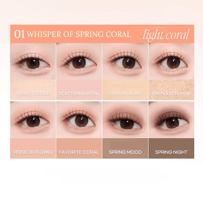 Peripera All Take Mood Palette eye makeup palette with multiple shades in a sleek compact by Lakinza K-beauty.