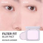 Peripera Filter Fit Blur Pact 8g, K-beauty base makeup compact with smooth, matte finish and lightweight formula.