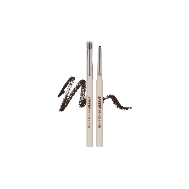 Lakinza K-beauty Peripera Speedy Pencil Liner for eyes, 0.14g, with black and brown shades visible in the image.