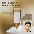 Lakinza K-beauty SKIN1004 Madagascar Centella Double Cleansing Duo cleanser set with two bottles, ideal for gentle skincare.
