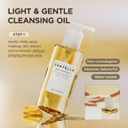 Lakinza K-beauty SKIN1004 Madagascar Centella Double Cleansing Duo cleansers in white bottles with blue caps on a white background.