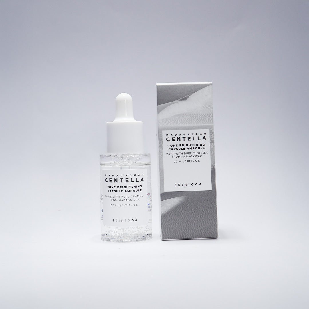 Miniature SKIN1004 Madagascar Centella Brightening Capsule Ampoule 30ml from Lakinza K-beauty, with the product bottle and label visible.