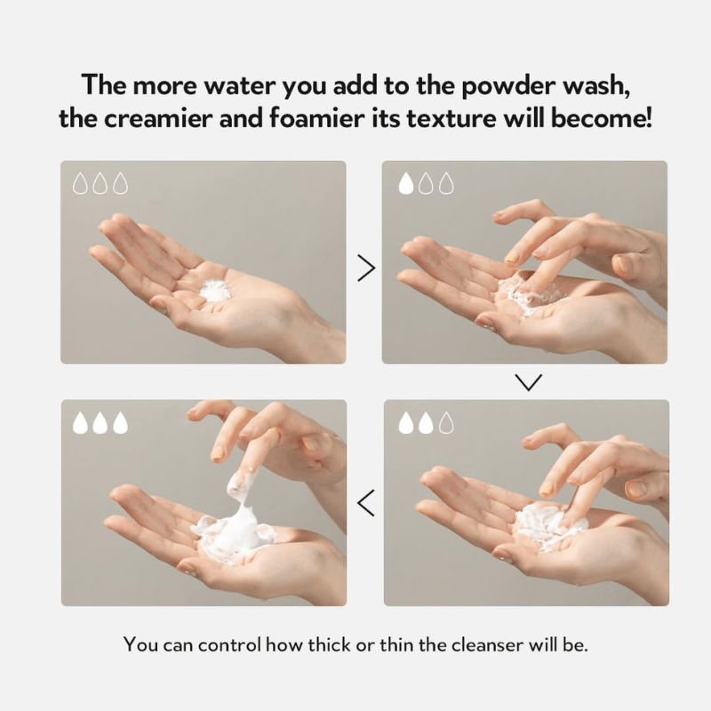 TIRTIR Hydro Boost Enzyme Powder Wash cleanser by Lakinza K-beauty, 75g, showing the powder wash container and packaging.