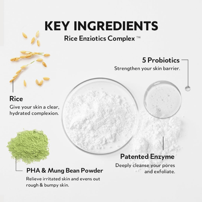 TIRTIR Hydro Boost Enzyme Powder Wash cleanser in 75g container by Lakinza K-beauty, showing the powder wash packaging.
