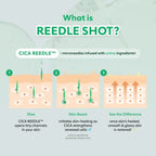 Lakinza K-beauty VT Reedle Shot 100 serum bottles, 2ml each, 10-pack, for skincare and facial rejuvenation.