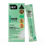 Lakinza K-beauty VT Reti-A Reedle Shot Serum bottles, 2ml each, arranged in a box, skincare product for facial rejuvenation.